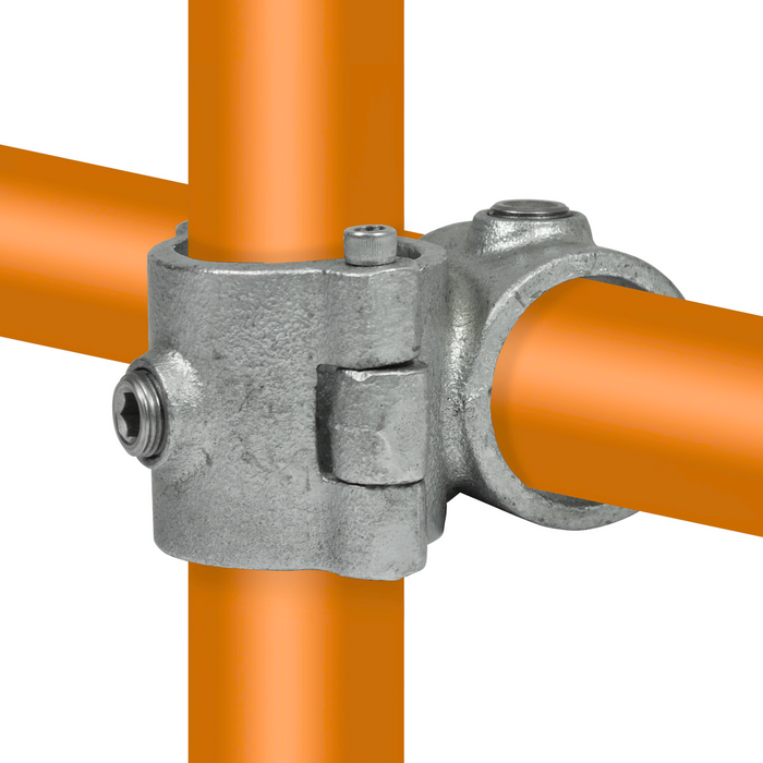Rohrverbinder aus Stahl Überkreuz Verbinder offen klappbar 90º Ø 33,7 mm