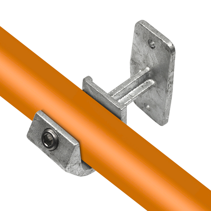 Rohrverbinder aus Stahl Handlaufhalterung offen Ø 26,9mm