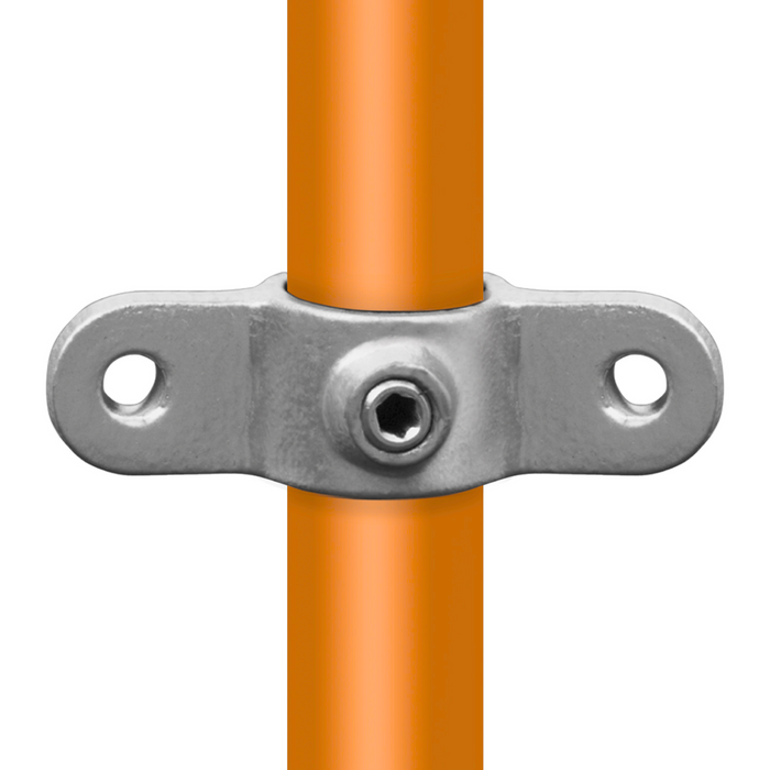 Rohrverbinder aus Stahl Gelenkauge doppelt Ø 26,9 mm