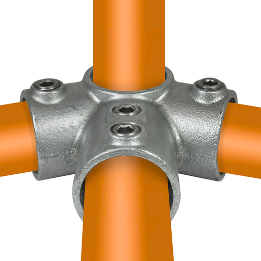 Rohrverbinder Traufentopstück 48,3 mm mit Rohren
