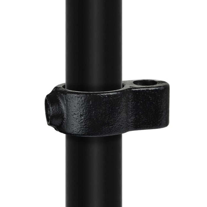 Rohrverbinder aus Stahl Schwarz Stellringauge Ø 48,3 mm