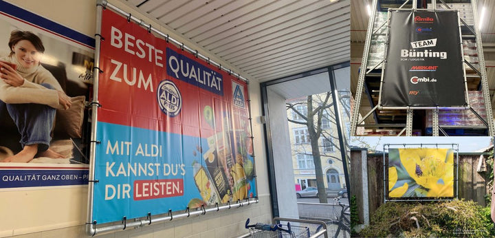 Der ultimative Leitfaden: Rahmen für Werbeschilder und Banner mit Rohrverbindern