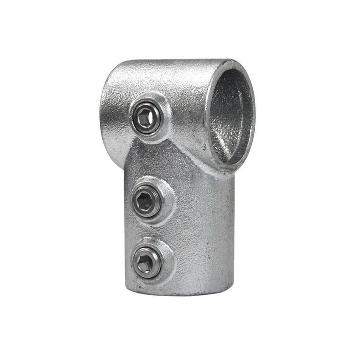 Galvanisierter Rohrverbinder aus Stahl – langlebiges T-Stück für runde Rohre