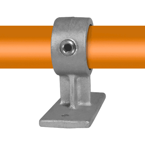 Rohrverbinder aus Stahl galvanisiert Handlaufhalterung geschlossen