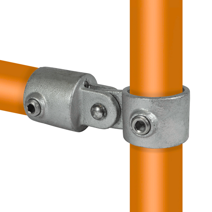 Rohrverbinder aus Stahl Gelenkstück, einfach Ø 26,9 mm