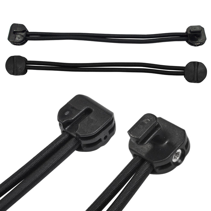 Eckspannfix-Set schwarz – flexible Spannlösung mit Kunststoffverschluss