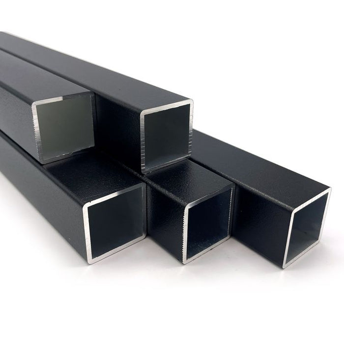 Vierkant Aluminiumrohr schwarz 40x40 mm