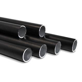 Unsere schwarzen Aluminiumrohre in verschiedenen Durchmessern