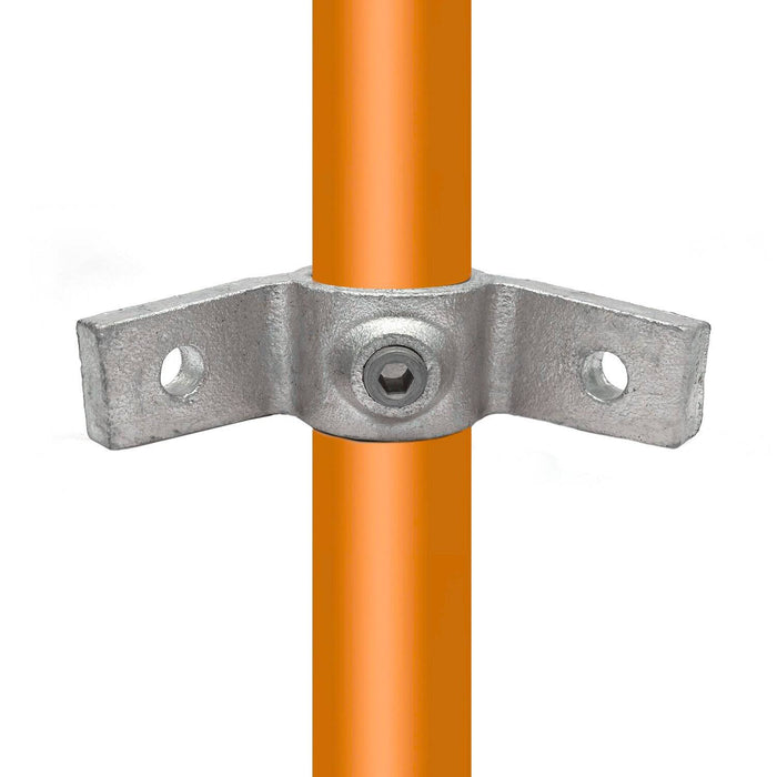 Rohrverbinder Ösenteil it Doppellasche 48,3 mm mit Rohren