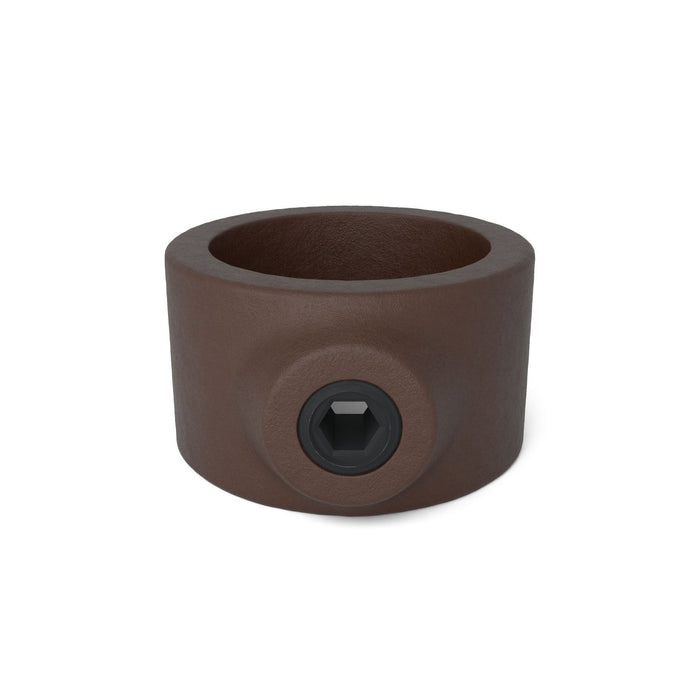 Rohr Stellring Vintage Braun aus Metall zur sicheren Positionierung auf Rohrsystemen