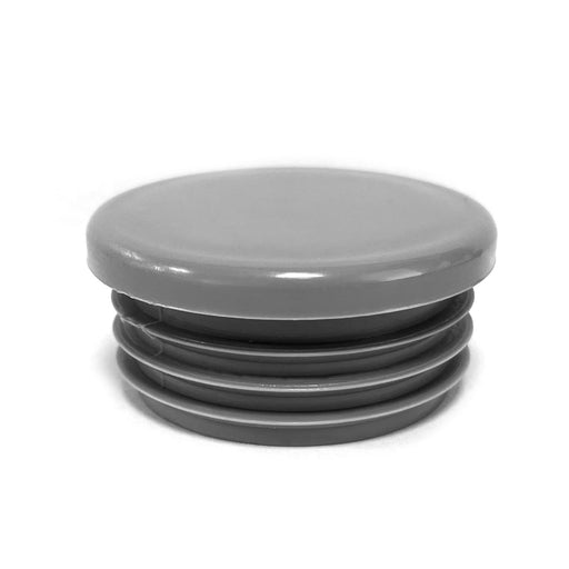 Stopfen Kunststoff Grau 608074 für Rohrenden mit Lamellen zur sicheren Fixierung
