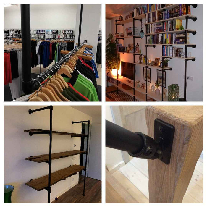 DIY Projekte mit schwarzen Rohrverbinder