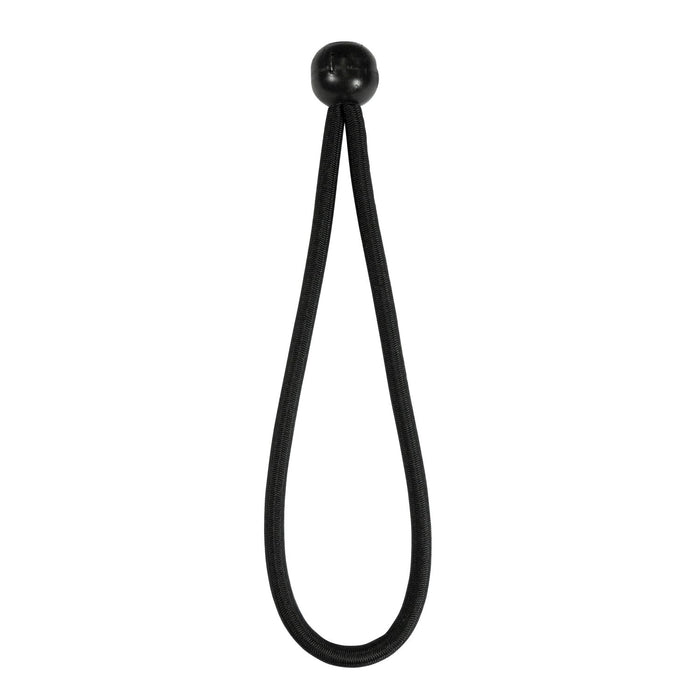 Gummispanner mit Kugel schwarz – elastische Befestigung für Planen und Rohre