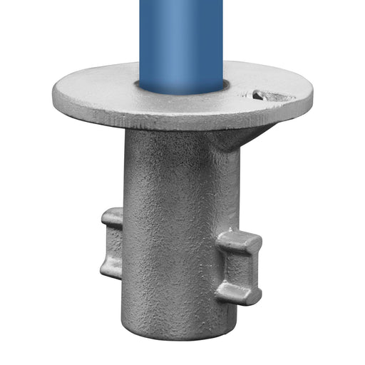 Rohrverbinder aus Stahl galvanisiert Typ Bodenhülse 