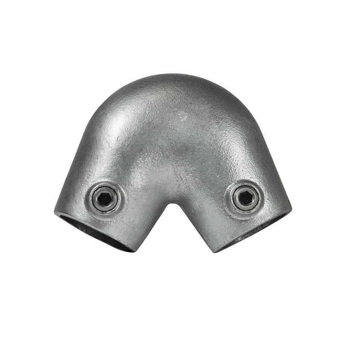 Rohrverbinder Eckverbinder 40° - 70° Ø 48,3 mm, aus Stahl galvanisiert, ohne Rohr