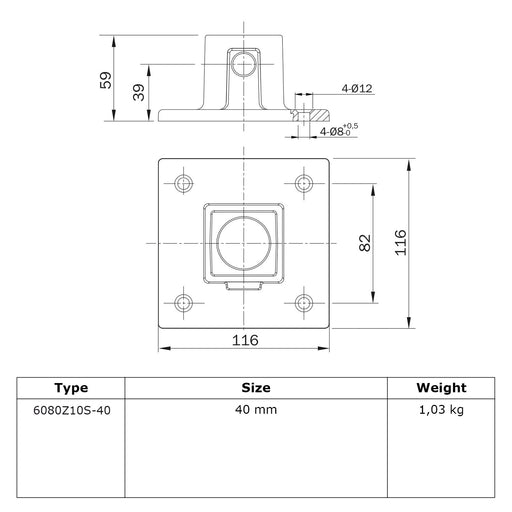 Rohrverbinder Befestigungsring schwarz