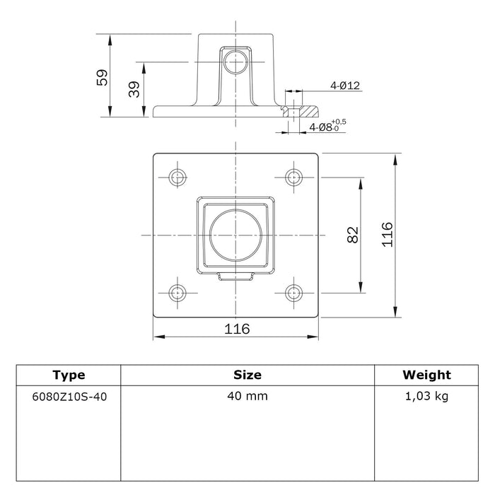 Rohrverbinder Befestigungsring schwarz