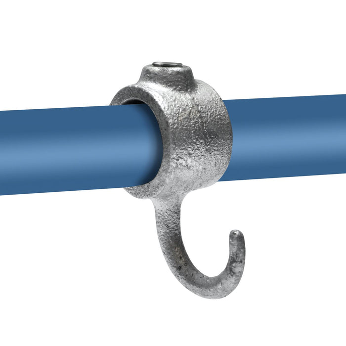 Rohrverbinder Garderobenhaken Stahl 21,3 mm