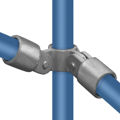Rohrverbinder aus Stahl galvanisiert Gelenk doppelt 90º