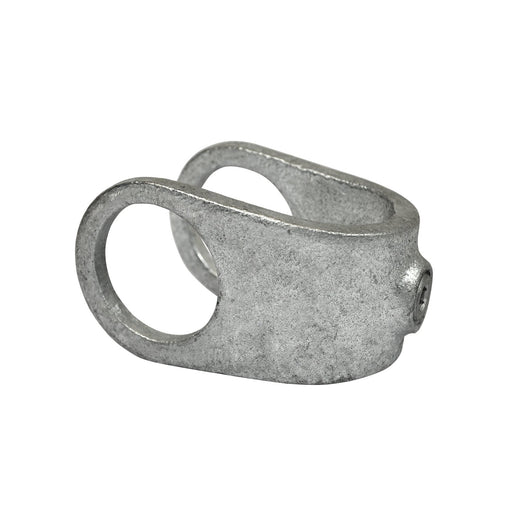 Rohrverbinder  Kreuzschelle offen, aus Stahl galvanisiert, ohne Rohr