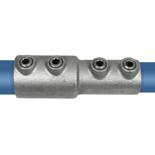 Rohrverbinder aus Stahl galvanisiert Verlängerungsstück kombiniert 33,7 auf 26,9