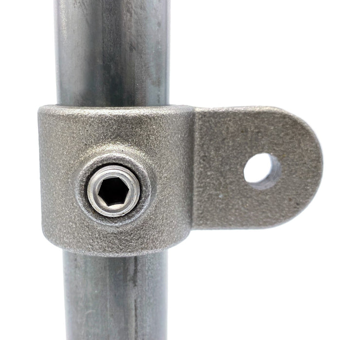 Rohrverbinder aus Stahl Gelenkauge einfach Ø 42,4 mm
