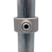 Rohrverbinder Stellring natural mit Rohr 42,4 mm