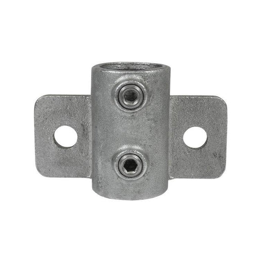 Rohrverbinder Wandhalter horizontal Ø 42,4 mm, aus Stahl galvanisiert, ohne Rohr