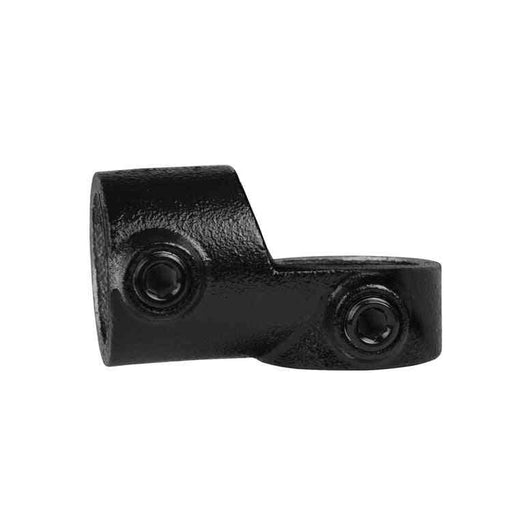 Rohrverbinder Schwarz Winkelgelenk 90º-180º schwarz, aus Stahl mit Pulverbeschichtung, ohne Rohr Ø 33,7 mm