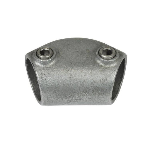 Rohrverbinder Bogen verstellbar 105°-165° Ø 33,7 mm, aus Stahl galvanisiert, ohne Rohr