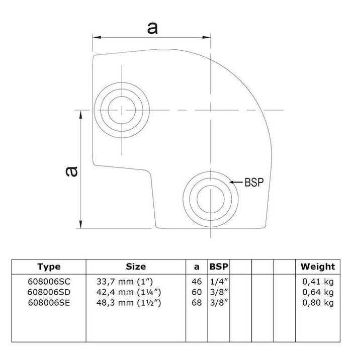 Bogen Winkel 0-11° Ø 33,7 mm