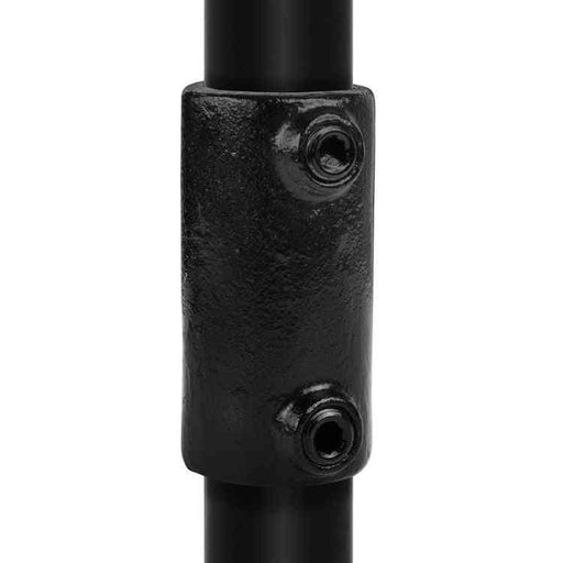 Rohrverbinder Verlängerungsstück außen, aus Stahl  mit Pulverbeschichtung, mit Rohr Ø 33,7 mm
