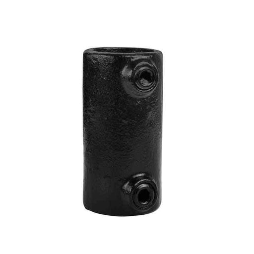 Rohrverbinder Verlängerungsstück außen, aus Stahl mit Pulverbeschichtung, ohne Rohr Ø 33,7 mm