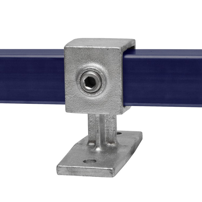 Rohrverbinder aus Stahl Vierkant Handlaufhalterung ▇ 40x40