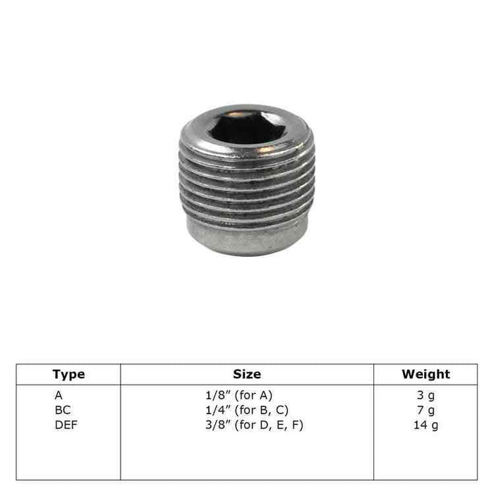 Madenschraube für 26,9/33,7 mm