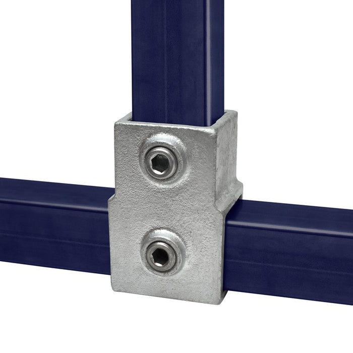 Rohrverbinder aus Stahl Vierkant Kurzes T-Stück Vierkant ▇ 40x40 mm