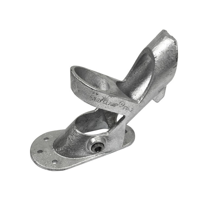 Rohrverbinder aus Stahl Fahnenstangenhalterung zweifach Ø 33,7 mm