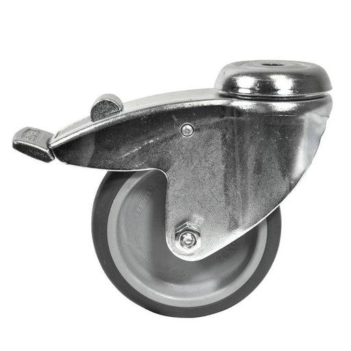 Schwenkrolle silber ohne Expander
